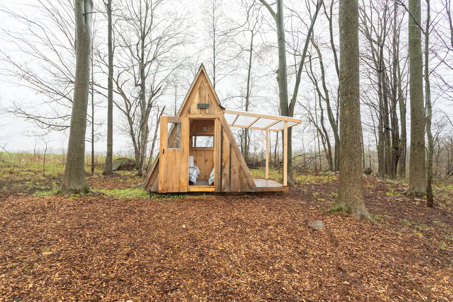 Image of Camping AFrames at Laing Family Farm