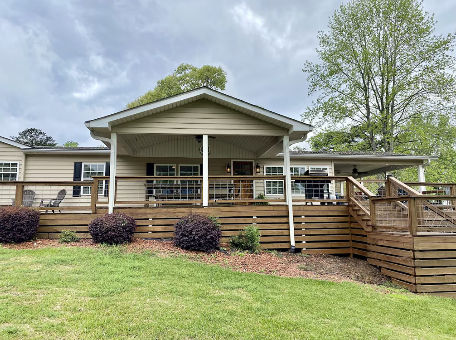 Image of Lake Sinclair Retreat with Boat Dock, Waterslide and BIG Views!