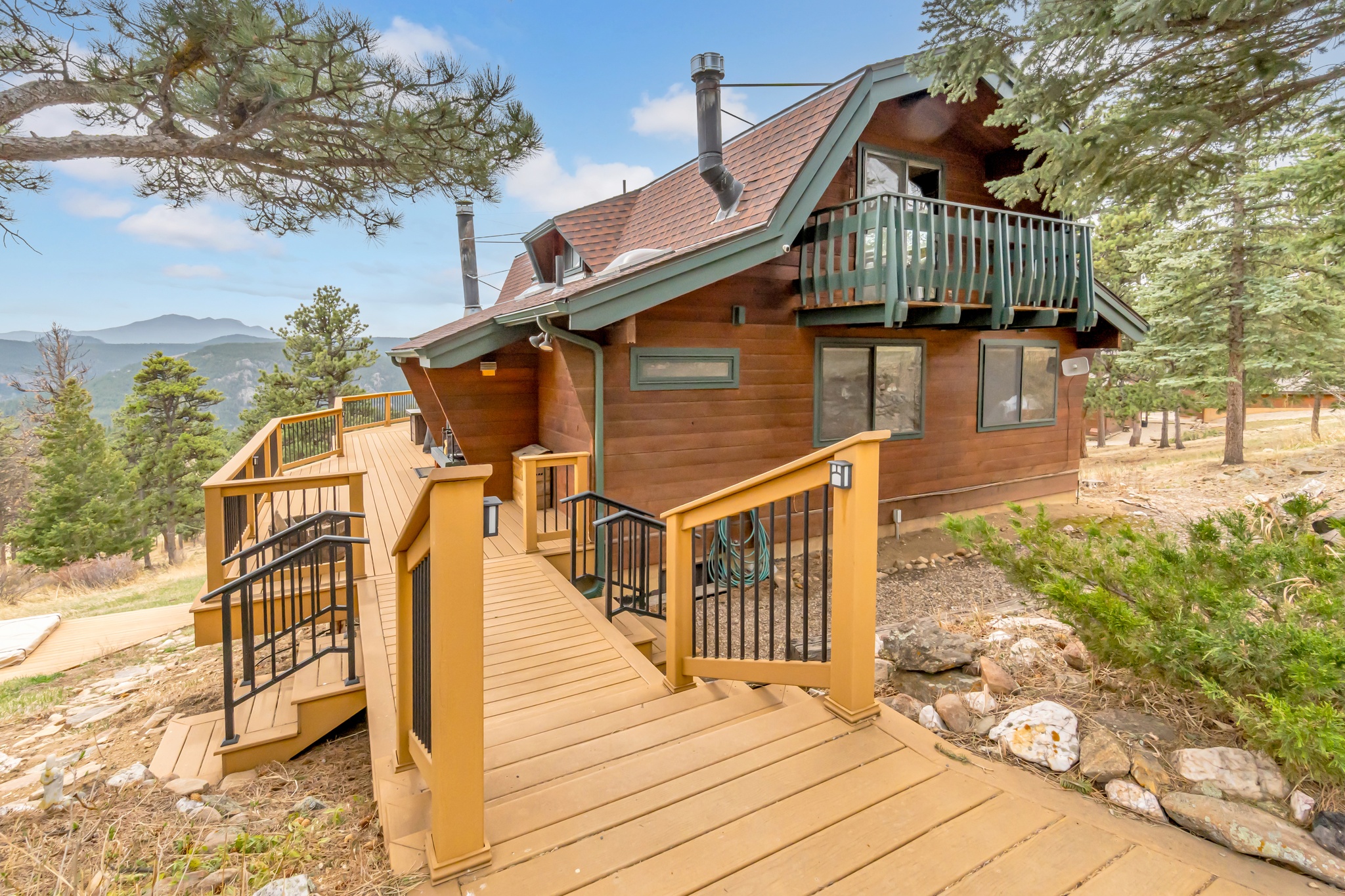 Image of South Peak Retreat: Secluded Mountain Living Above the City