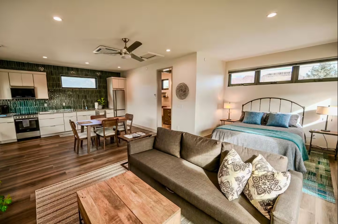 Image of Golden home with studio apartment