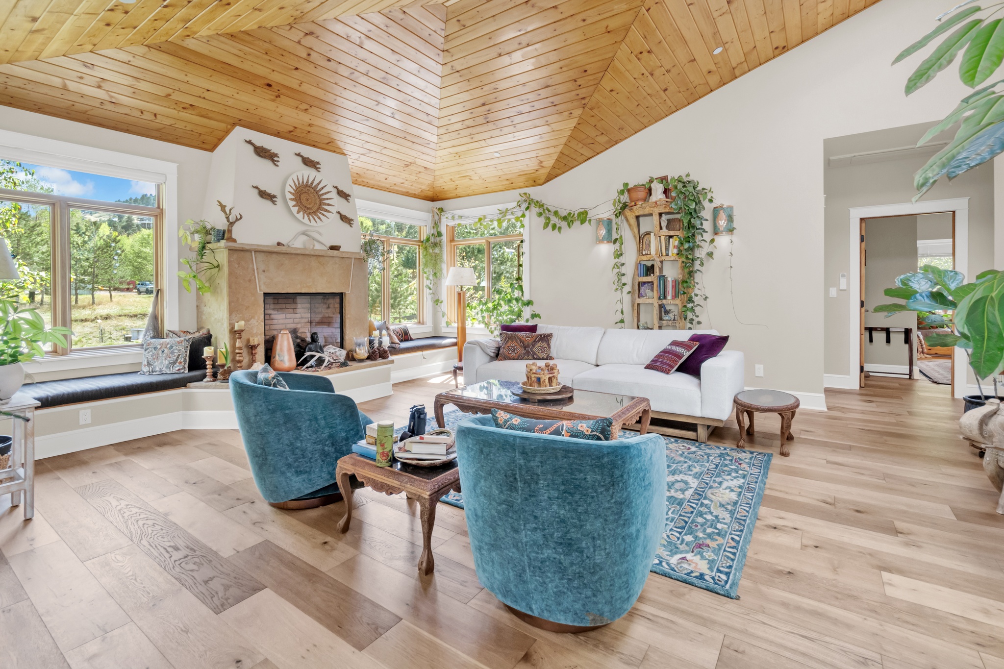 Image of Mountain Serenity with Bohemian Style