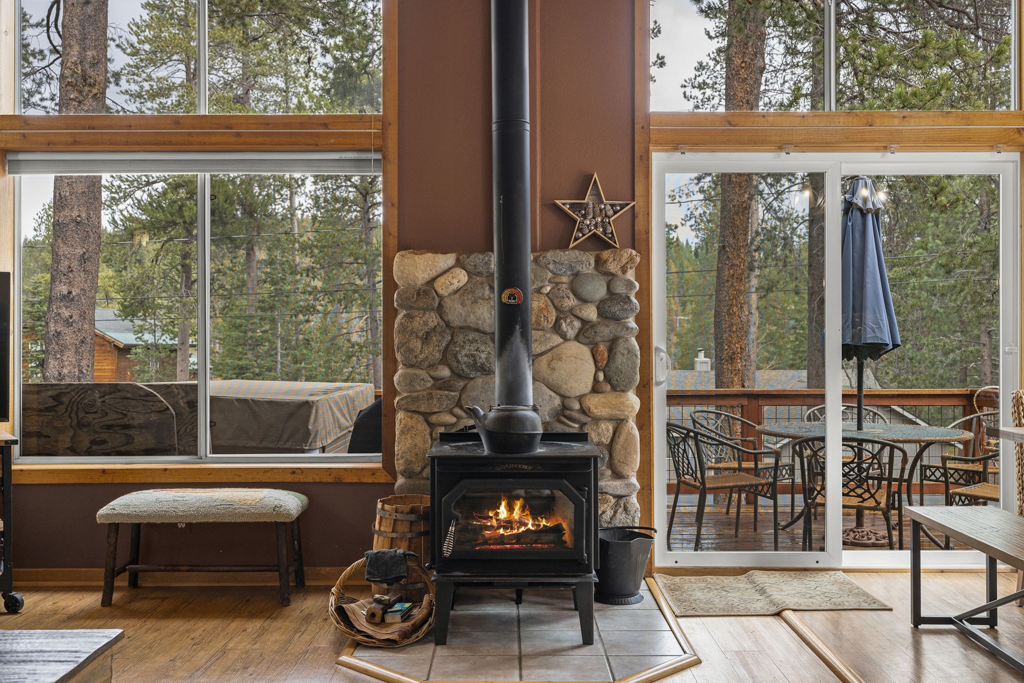 Image of Tahoe Donner Creek Side Retreat with Hot Tub