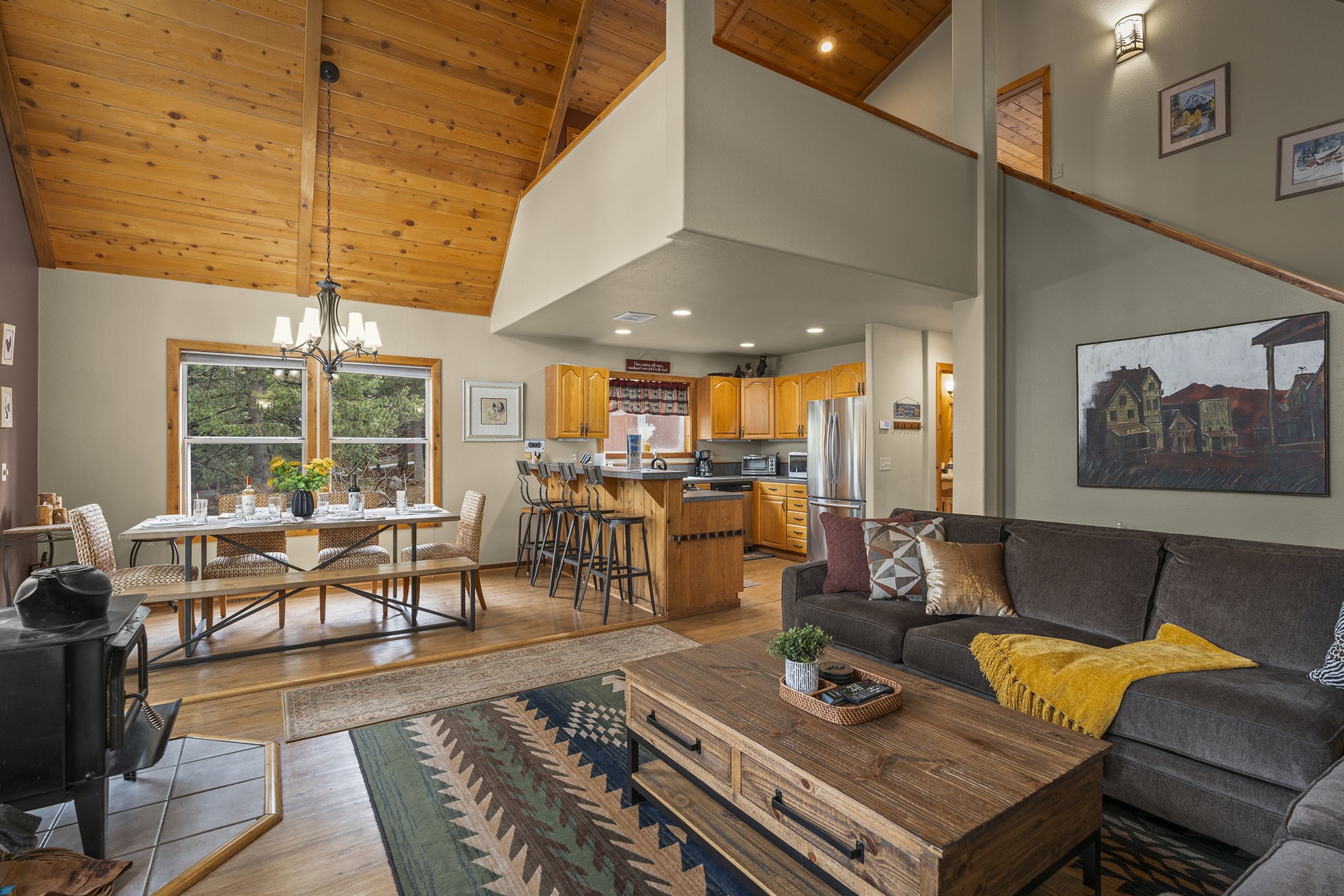 Image of Tahoe Donner Creek Side Retreat with Hot Tub